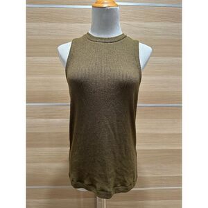 NEW NWT Madewell Women's Green Sleeveless Knit Tank Top Size M